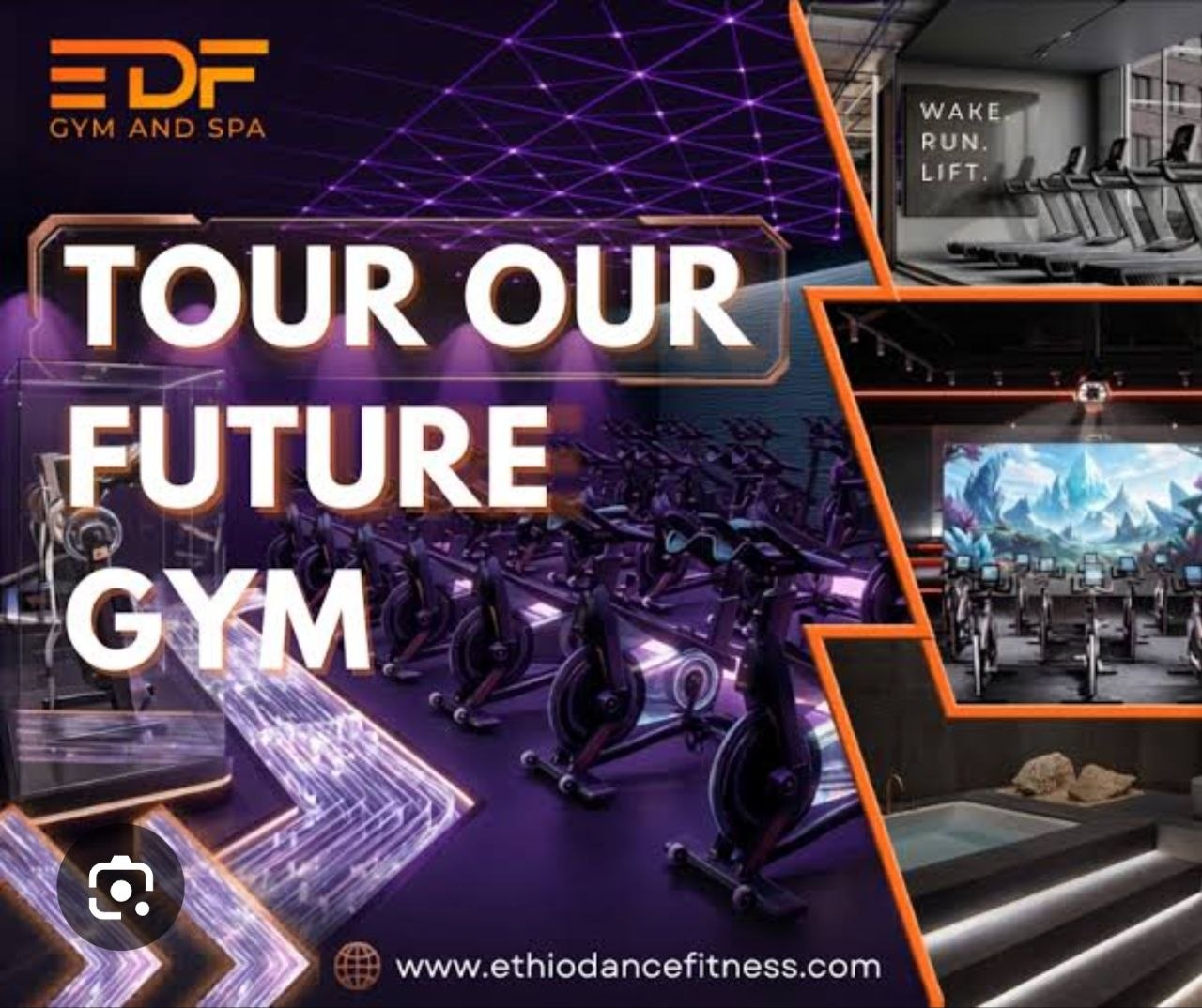 EDF Gym and Spa logo